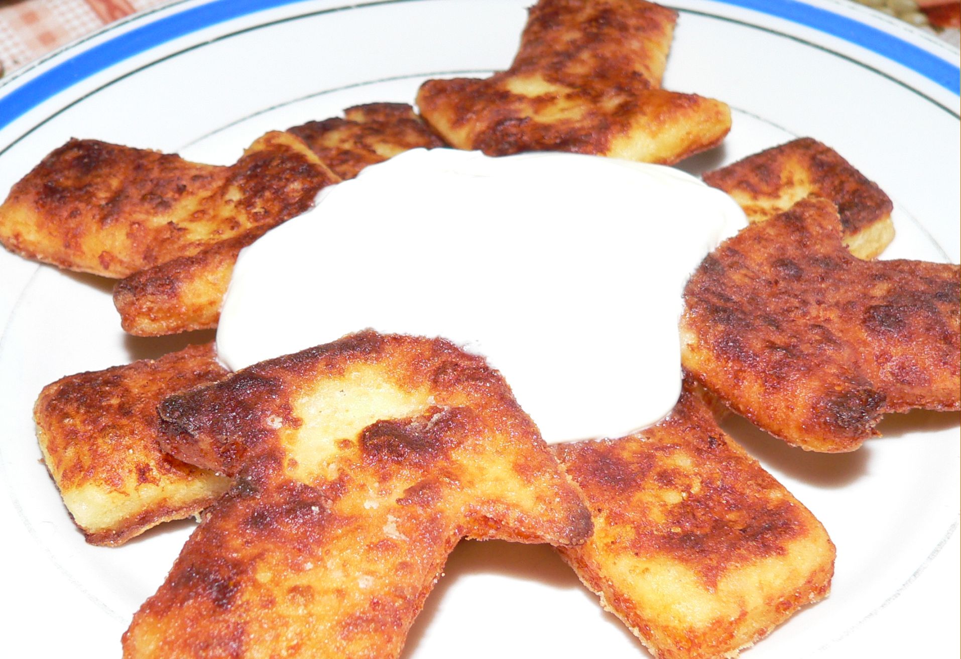 Potato and cottage cheese Arrows