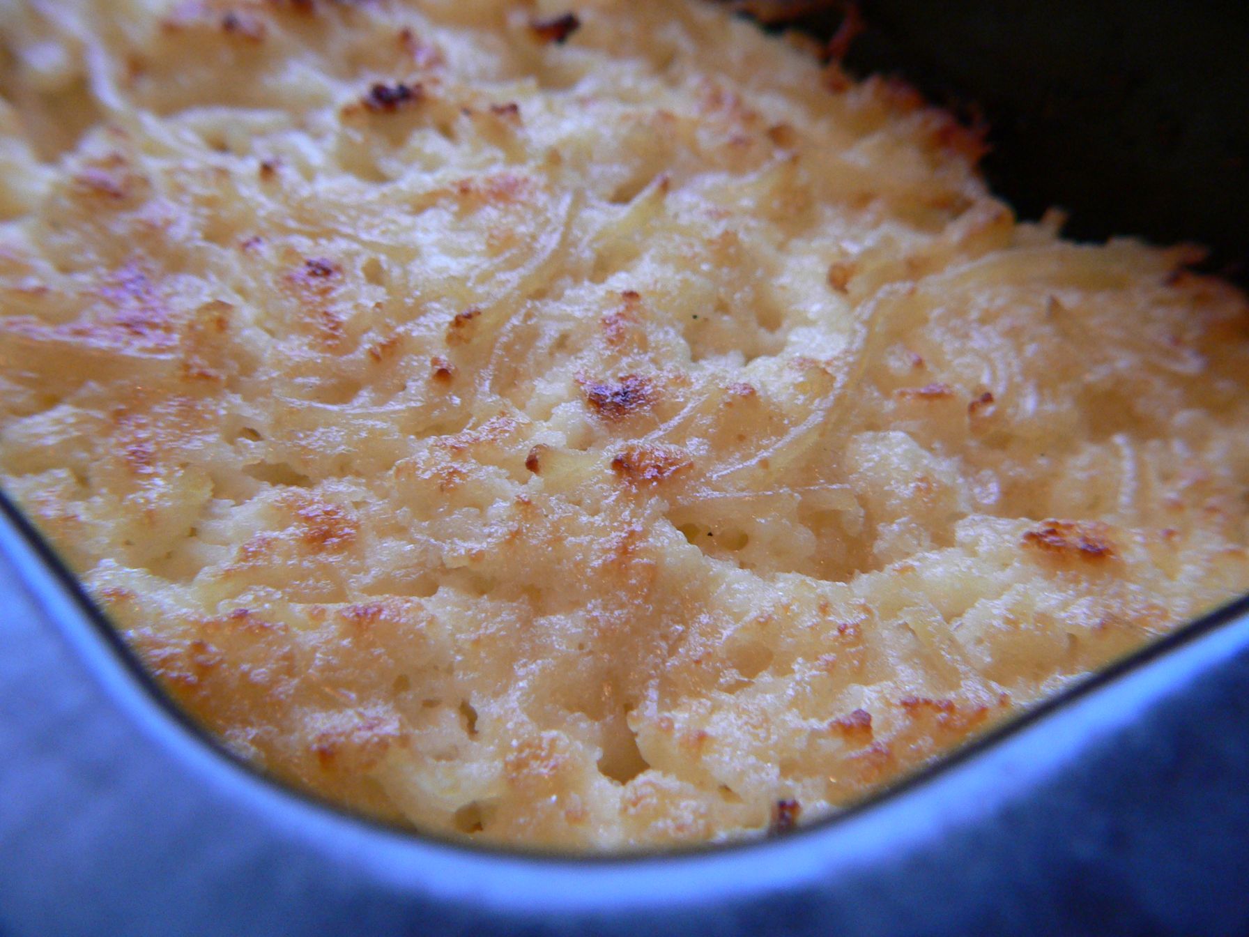 Cottage cheese and pasta bake