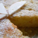 Obuolių pyragas su kokoso drožėmis