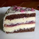 Migdolinis tortas su maskarpone "Hello Kitty"
