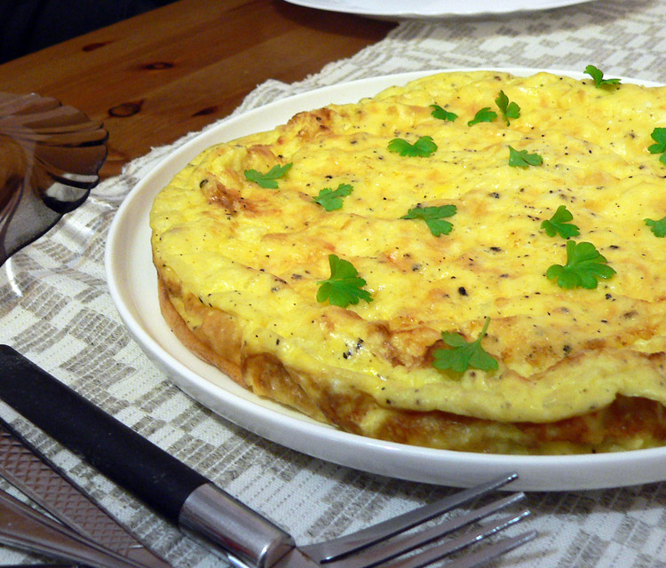 Omelette with cheese