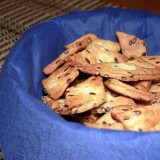 Sūrūs krekeriai su linų sėmenimis