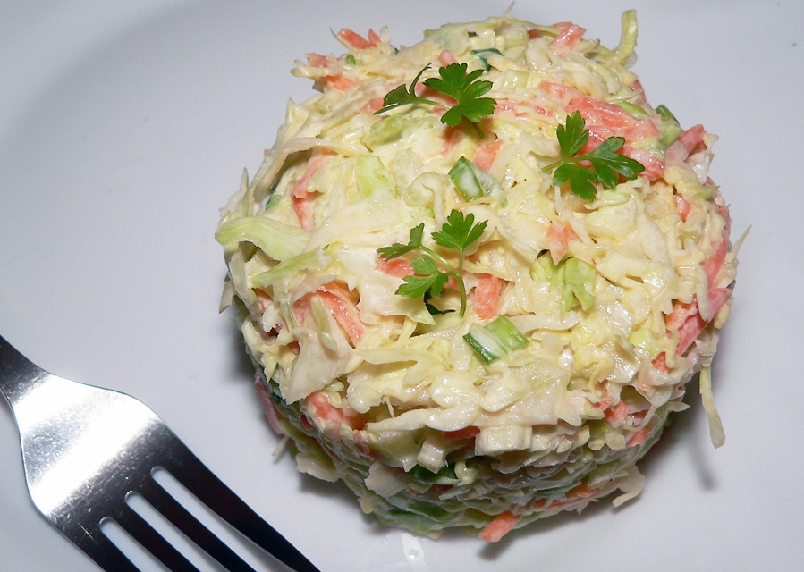 Crispy coleslaw
