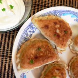 Fried hand pies with cottage cheese filling