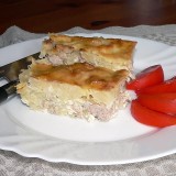 Cabbage and minced meat bake
