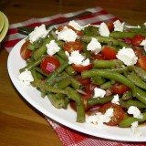 Balsamic green bean salads