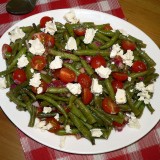 Balsamic green bean salads