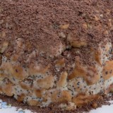Cake from crackers "Little fishes"