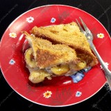 Banana bread pudding
