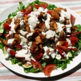 Baked chicken salads