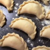 Dumplings with scalded dough