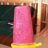 Frozen cherry yoghurt ice cream