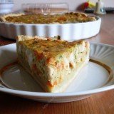 Chicken and zucchini pie