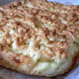 Cottage cheese cake with apples