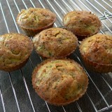 Poppy seed zucchini muffins