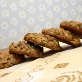 Zucchini Cookies with Chocolate Chips and Dried Cranberries