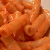 Pasta with tomato cream sauce