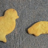 Pumpkin cutout cookies