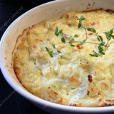 Cauliflower bake with cottage cheese