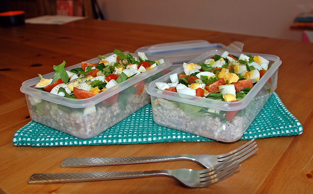 Buckwheat salads for lunch