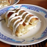 Crepes filled with brinza cheese