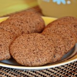Kama flour cookies with chocolate