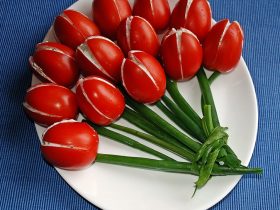 Pomidoriukų Tulpės