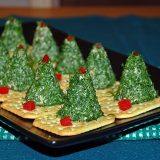 Eglutės ant krekerių