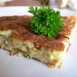 Omelette with zucchini