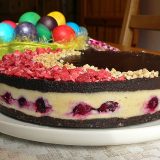 Sveikesnis tortas su vyšniomis