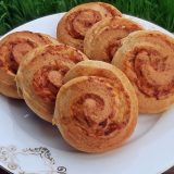 Mocarelos ir pomidorų bandelės
